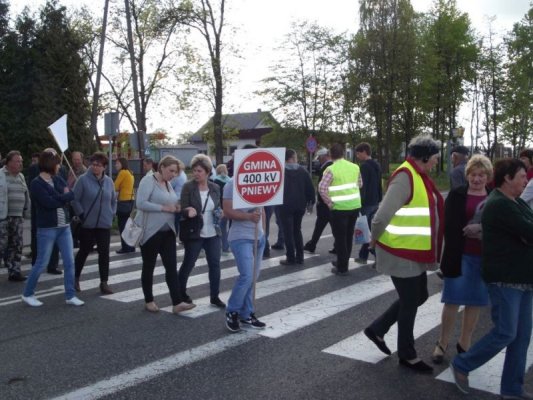 Pniewy protestowały (ZDJĘCIA)