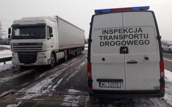 Widów. Nietrzeźwy rosjanin jechał ciężarówką