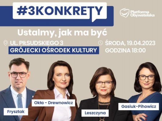 Posłanki Platformy Obywatelskiej odwiedzą Grójec
