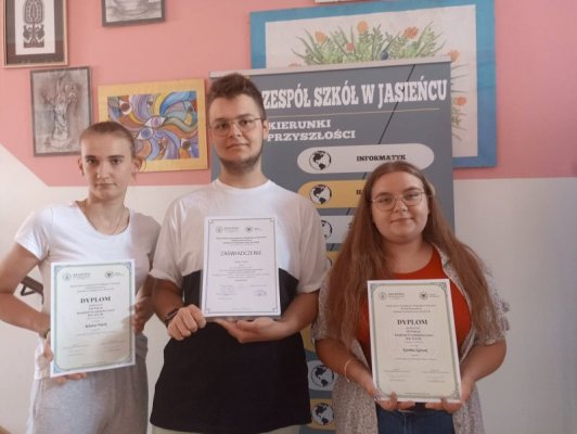 Indeksy dla uczniów Zespołu Szkół w Jasieńcu