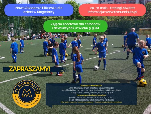 W Mogielnicy startuje nowa akademia piłkarska dla dzieci!