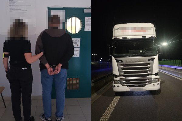 Z promilami za kierownicą kilkunastotonowego zestawu