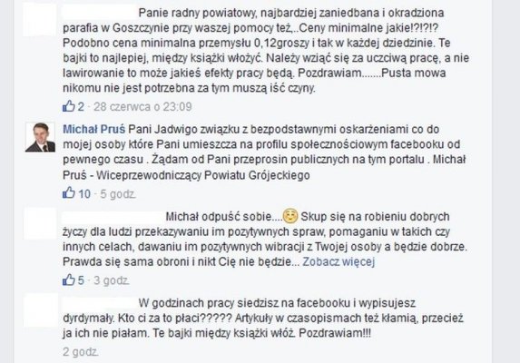 Radny PiS do internautki: „oczekuje przeprosin”