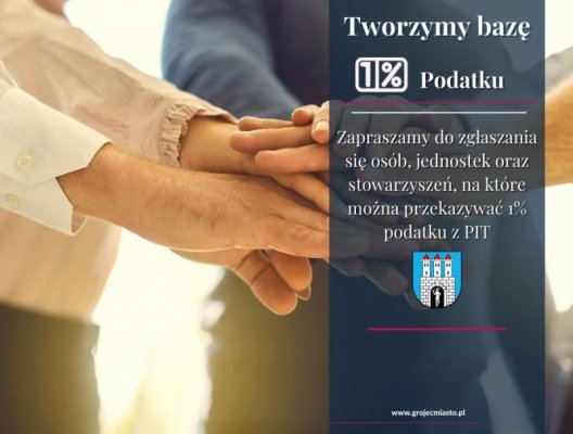 Powstaje baza osób oraz stowarzyszeń, na które możesz przekazać swój 1% podatku PIT