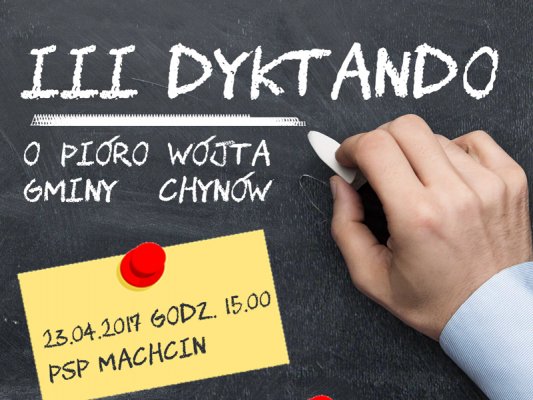 III edycja Dyktanda o Pióro Wójta Gminy Chynów