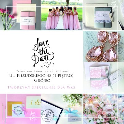 Save The Date Zaproszenia Ślubne