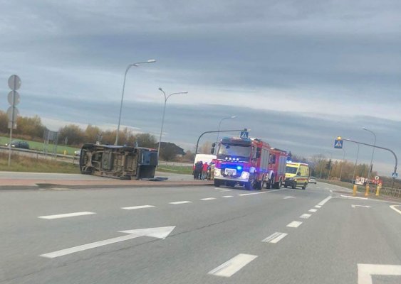 Wypadek w Janówku. DK50 jest zablokowana