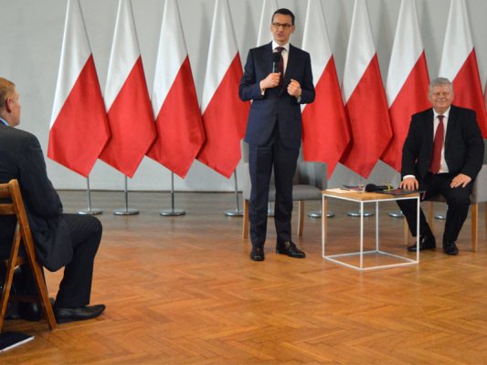 Wizyta Premiera Morawieckiego w Grójcu