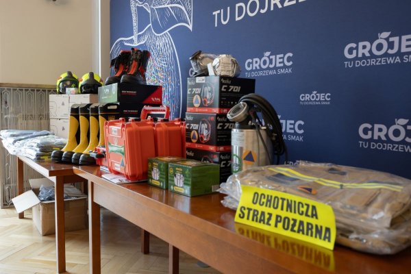 Nowoczesny sprzęt ratowniczy i obrony cywilnej trafił do Gminy Grójec