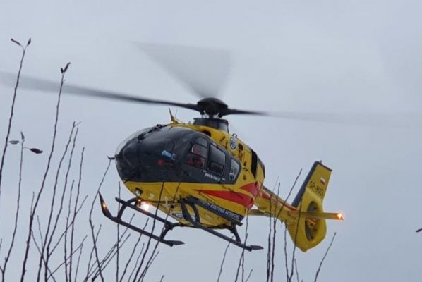 Poważny wypadek na torze motokrossowym. Lądował śmigłowiec LPR