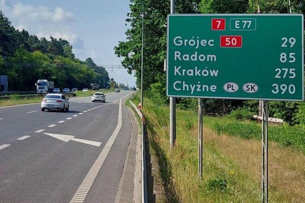 Rozpoczyna się remont DK7 od Sękocina Starego do Rembertowa