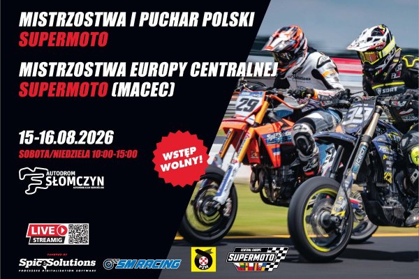  Mistrzostwa Polski Supermoto już 15–16 sierpnia (WSTĘP DARMOWY)