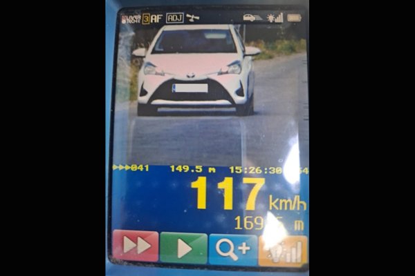 Jechał 117km/h. Zapłaci 4 tys. zł mandatu i nie pojeździ autem 3 miesiące