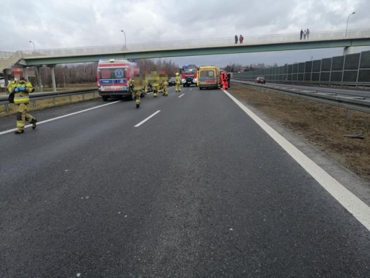 Karambol na S7 między Grójcem a Białobrzegami. Jechali pod prąd korytarzem życia
