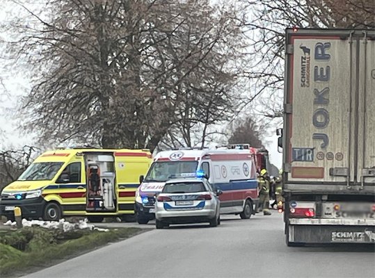 Groźny wypadek w gminie Jasieniec