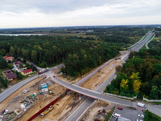 Budowa S7 Grójec - Warszawa: koniec zwężenia w Głuchowie