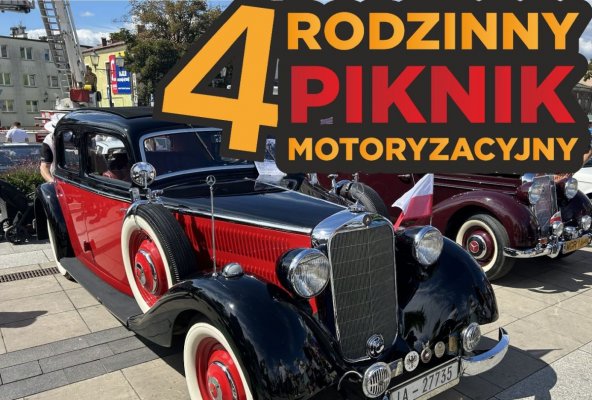 Na rynku w Grójcu już po raz czwarty odbędzie się Rodzinny Piknik Motoryzacyjny