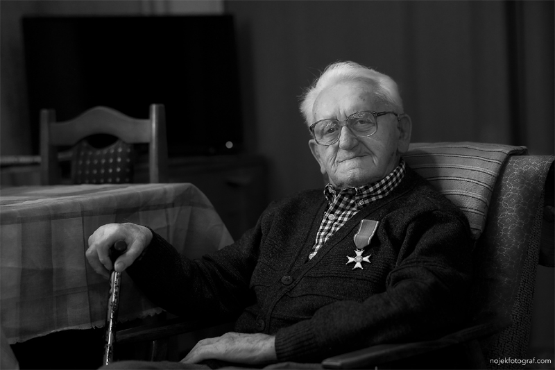 Mjr Marian Kołomański (1923 - 2020), fot. Adrian Nojek
