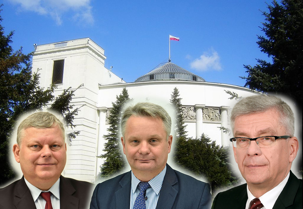 Marek Suski, Mirosław Maliszewski, Stanisław Karczewski (fot. materiały prasowe kancelarii Sejmu i kancelarii Senatu)