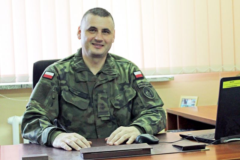 Podpułkownik Janusz Ostrowski (fot. materiały prasowe)