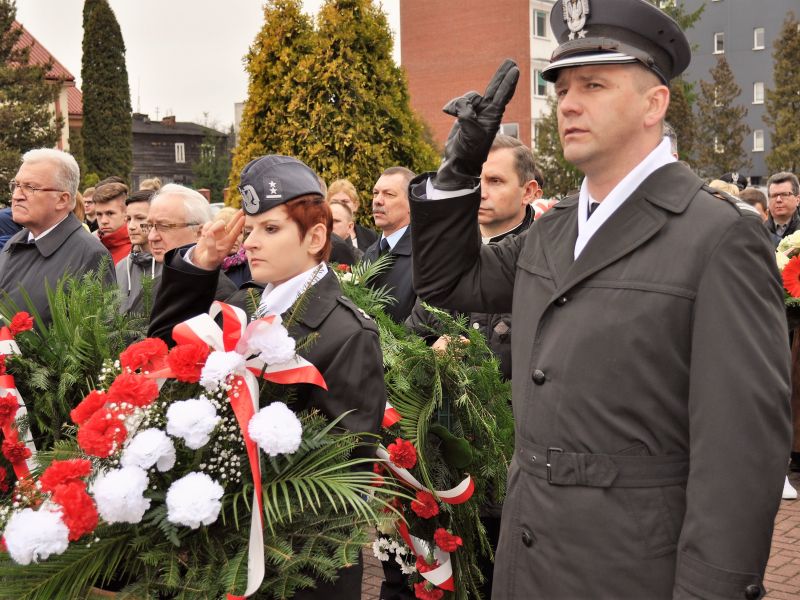 Uroczystości w 76. rocznicę zbrodni katyńskiej i 6. rocznicę katastrofy smoleńskiej (fot. Marcin Grzędowski)