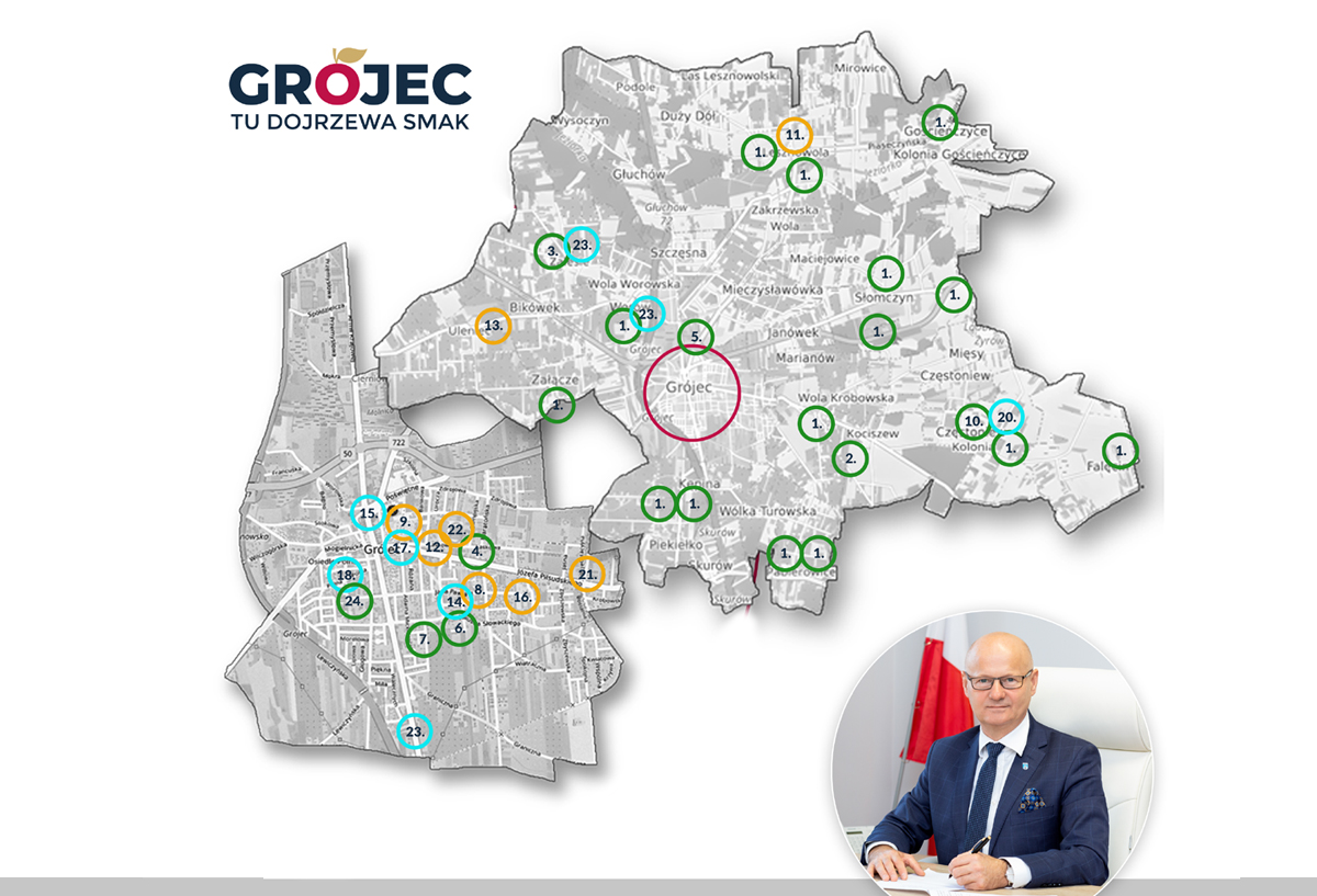 Inwestycje w gminie Grójec w 2023 roku
