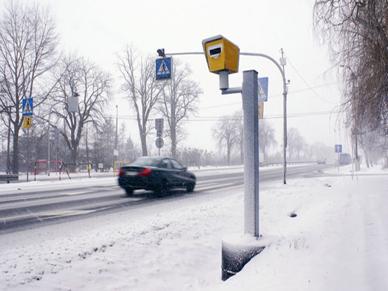 Fotoradar w Pamiątce (fot. Mateusz Adamski, 