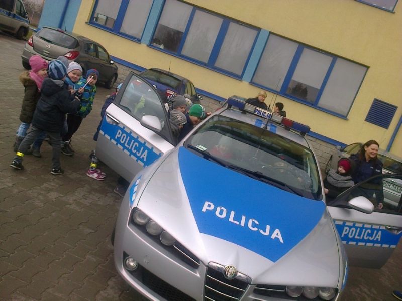 Wizyta uczniów w grójeckiej Komendzie Policji (fot. KPP Grójec)