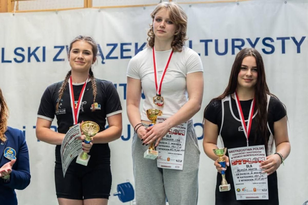 Iga Krzyżanowska pobiła dotychczasowy rekord Polski juniorów w wyciskaniu sztangi leżąc 