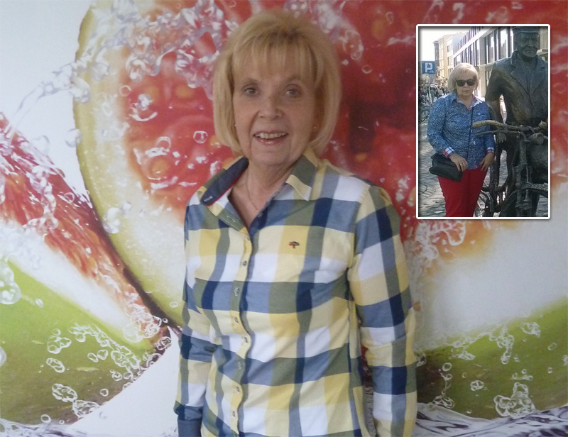 Pani Małgorzata po i przed kuracją u mgr Katarzyny Pruszkowskiej