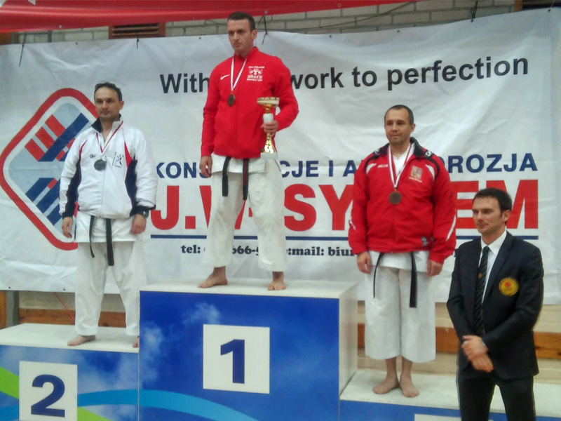 Shihan Jacek Chałupka na pierwszym miejscu