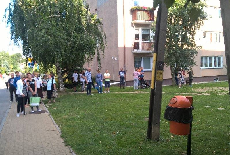 Mieszkańcy osiedla Polna (fot. Szymon Wójcik)