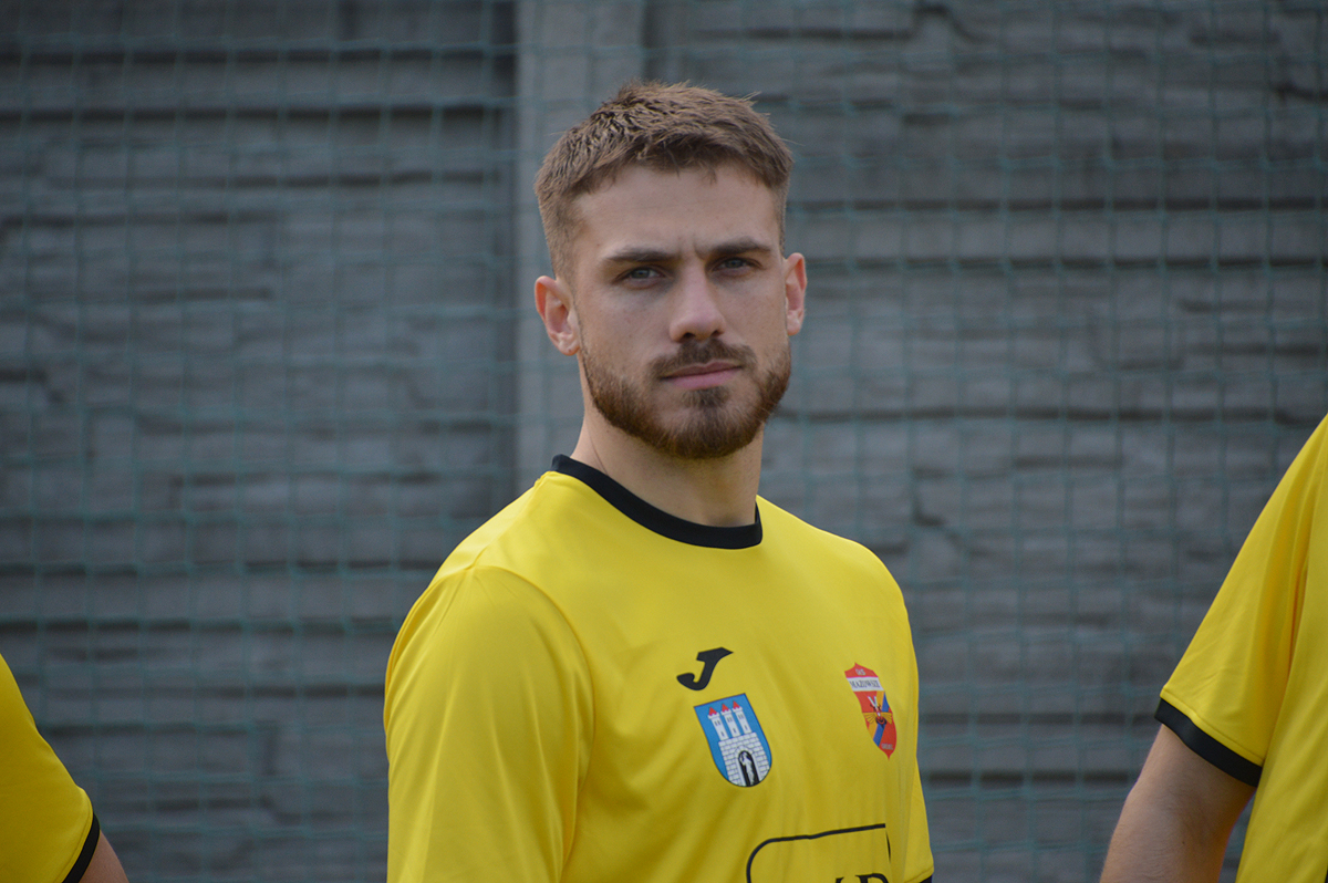 Swoją drugą bramkę w barwach Mazowsza zdobył Bartłomiej Janczewski (fot. M.Adamski, Grojec24.net)