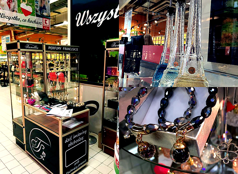Perfumeria Tanellis mieści się w pasażu sklepu Kaufland