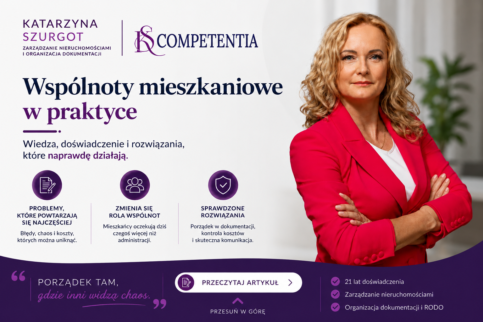Porządek tam, gdzie inni widzą chaos 