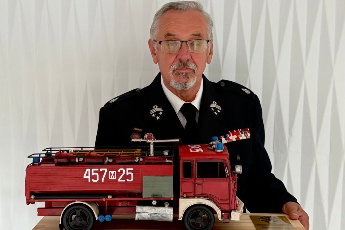 Druh Sławomir Maroszek (fot. Facebook / Jarosław Rupiewicz - Zastępca Burmistrza Gminy i Miasta Grójec)