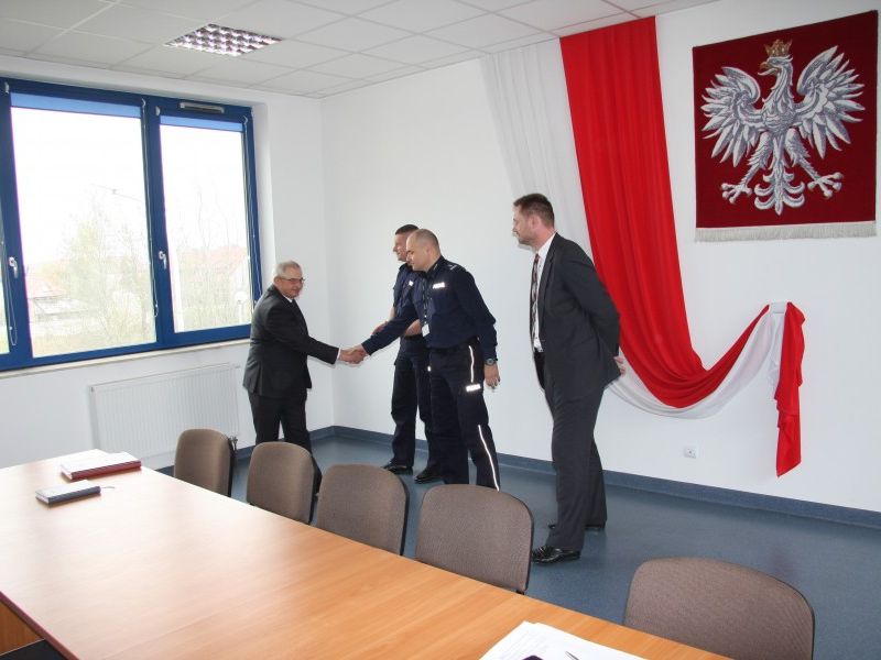 Uroczystość w grójeckiej komendzie (fot. kwp.radom.pl)