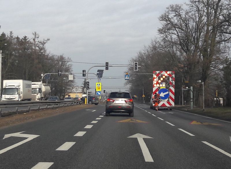 Sygnalizacja w Pamiątce (fot. Mateusz Adamski)