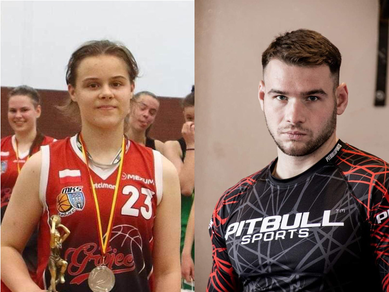 Ala Witkowska – sportowiec Grójca 2022 roku oraz Kamil Zajkowski – trener Grójca 2022 roku