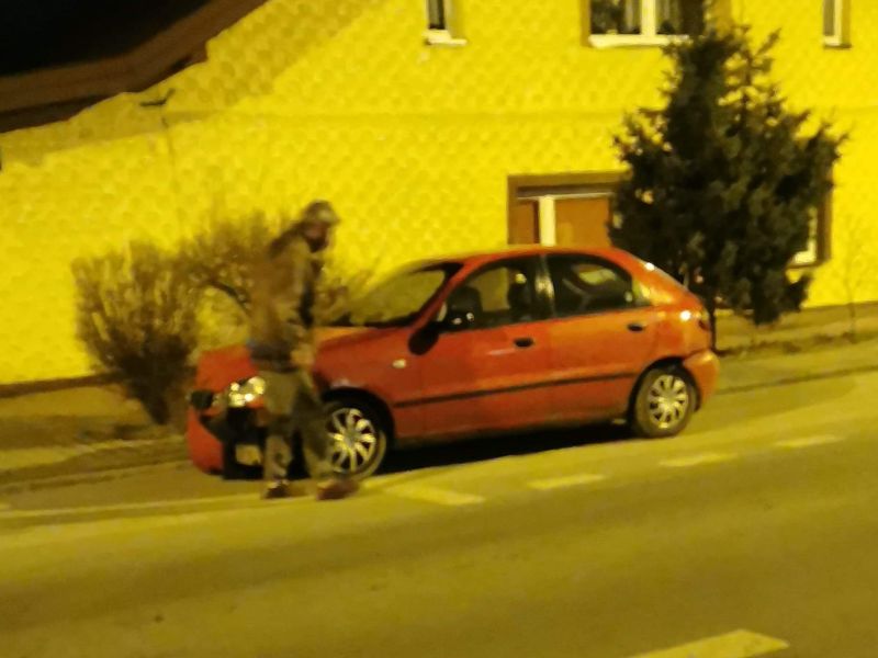 Obywatelskie zatrzymanie pijanego kierowcy w Błędowie