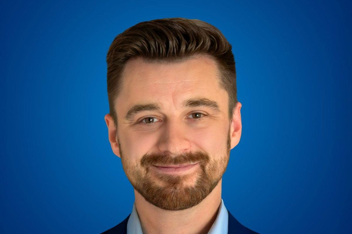 Piotr Bernaciak - wygrał w pierwszej turze wybory na wójta gminy Chynów 