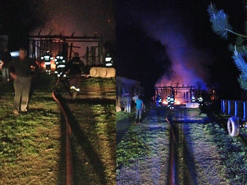 Pożar Stodoły w Czachowie 