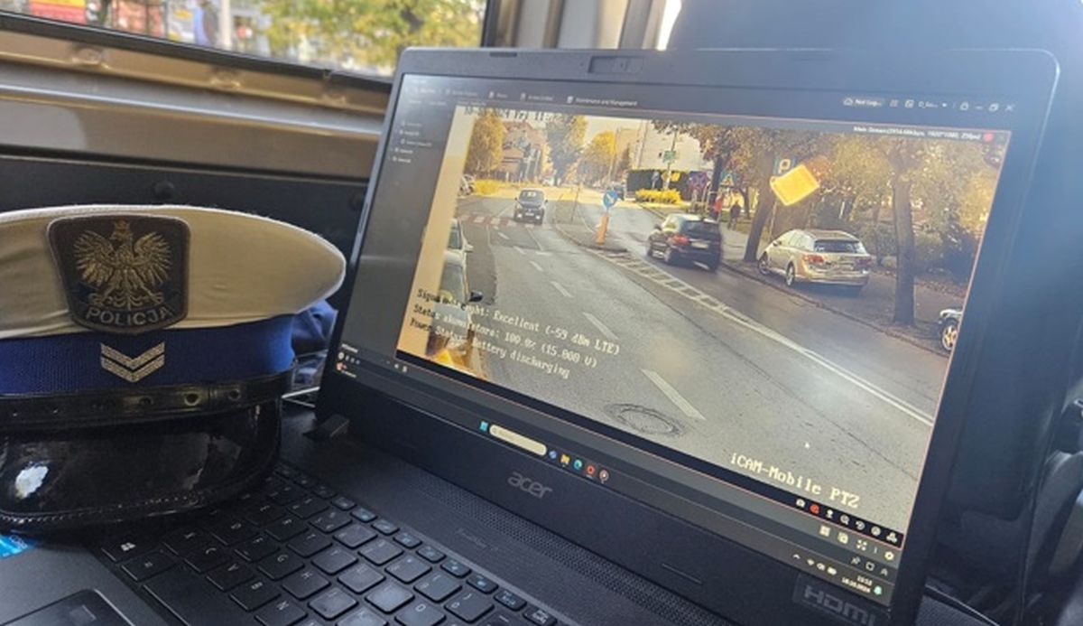 system mobilnego monitoringu iCam (fot. KPP w Grójcu)
