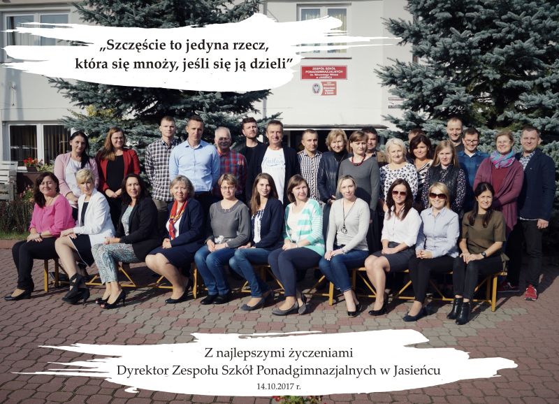 Grono pedagogiczne ZSP w Jasieńcu