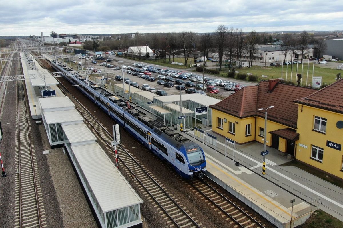 Stacja PKP Warka (fot. plk-sa.pl)