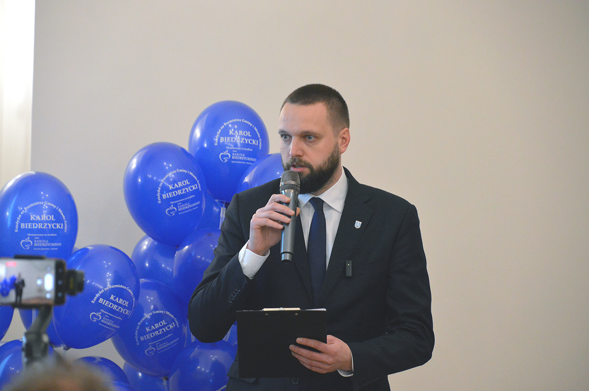 Kandydat na burmistrza Grójca Karol Biedrzycki